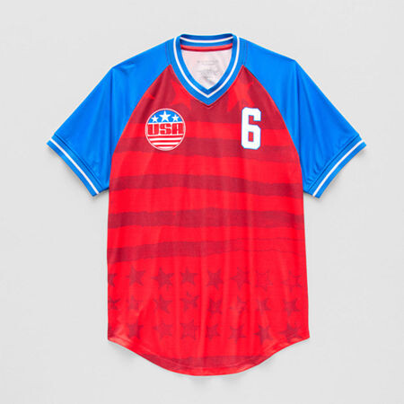 Bioworld Mens Short Sleeve USA Jersey