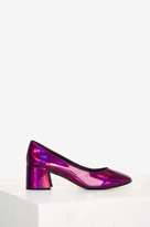 Thumbnail for your product : Jeffrey Campbell Buffy Metallic Heel
