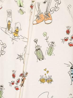 Stella McCartney Kids bug print pajama