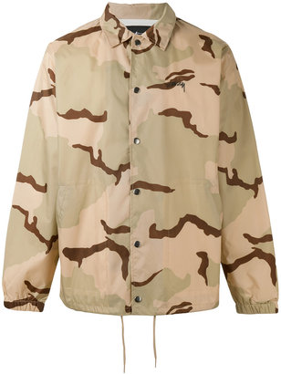 Stussy camouflage print jacket