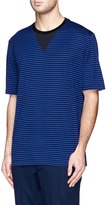 Thumbnail for your product : Lanvin Triangle insert Bengal stripe T-shirt