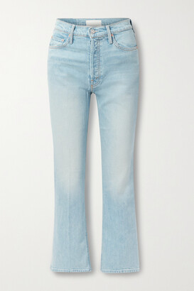 Mother The Tripper Ankle Fray High-rise Straight-leg Jeans
