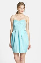 Thumbnail for your product : Shoshanna 'Jane' Strapless Jacquard Fit & Flare Dress