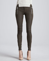 Thumbnail for your product : Rebecca Taylor Leather Motorcycle Pants