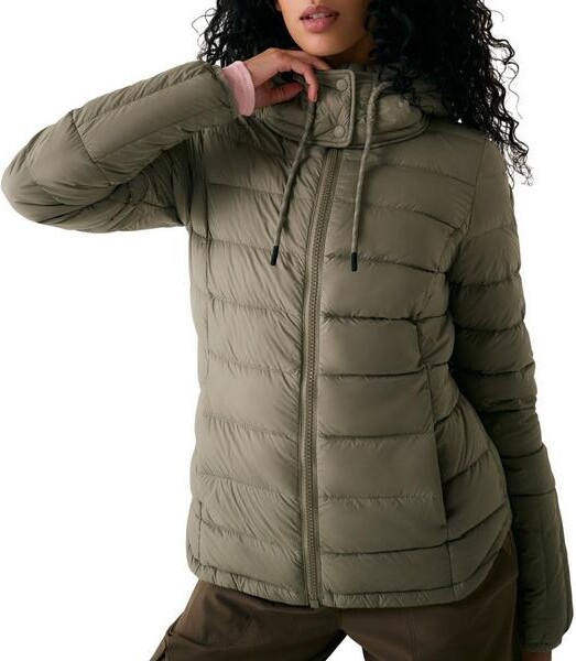 Lole Women's Emeline Puffer Jacket Small Hazel