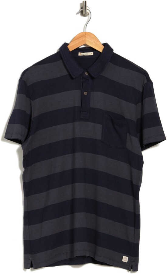 Front Up Rugby Mens Short Sleeve Polo T-Shirt-Z73 Navy X-Large