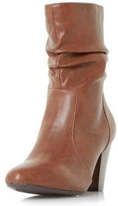 Dorothy Perkins Womens *Head Over Heels by Dune Tan Ronni Heeled Boots