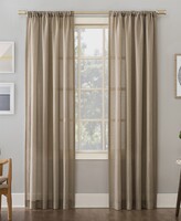 Thumbnail for your product : No. 918 Amalfi 54" X 95" Linen Blend Textured Sheer Curtain Panel