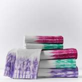 Thumbnail for your product : Pottery Barn Teen Tie Dye Cuff Surf Sheet Set, Twin/XL Twin, Pool