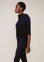 Thumbnail for your product : Phase Eight Becca Stud Colourblock Dress