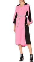 Thumbnail for your product : Marni Cotton and linen midi dress