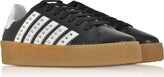 Thumbnail for your product : DSQUARED2 Black Studded Leather Women's Sneakers