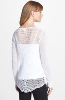 Thumbnail for your product : Eileen Fisher Open Stitch Scoop Neck Sweater (Regular & Petite)