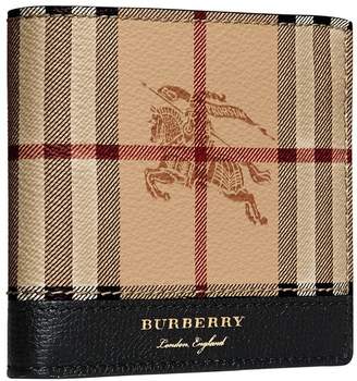 Burberry Haymarket Check International bi-fold wallet