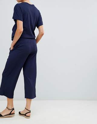 Mama Licious Mama.licious Mamalicious maternity relaxed wide leg pants two-piece