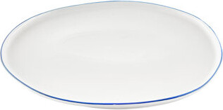 Canvas Home Abbesses Colored Rim Porcelain Serving Platter
