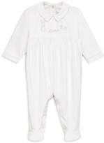 Thumbnail for your product : Tartine et Chocolat Unisex Embroidered Rabbit & Hedgehog Footie - Baby