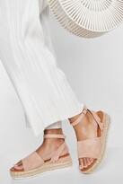 Thumbnail for your product : boohoo Espadrille Detail 2 Part Flatform
