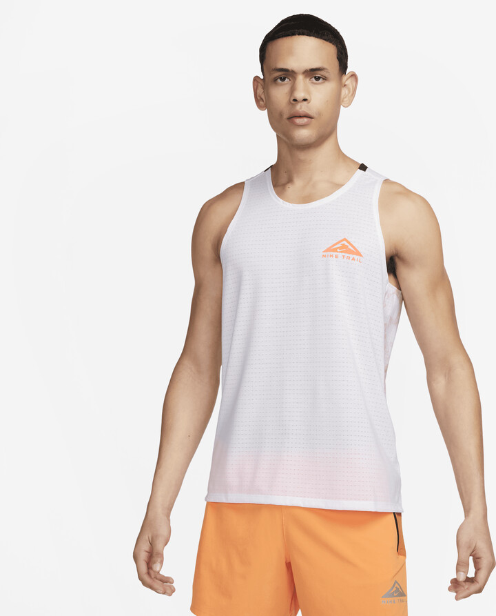 Nike Men's Yoga Fleece Top in White - ShopStyle Shirts