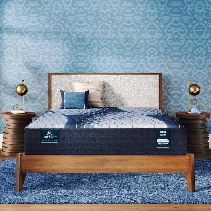 Serta iComfort Aveda Twin XL Medium 12 in. Low Profile Mattress Set
