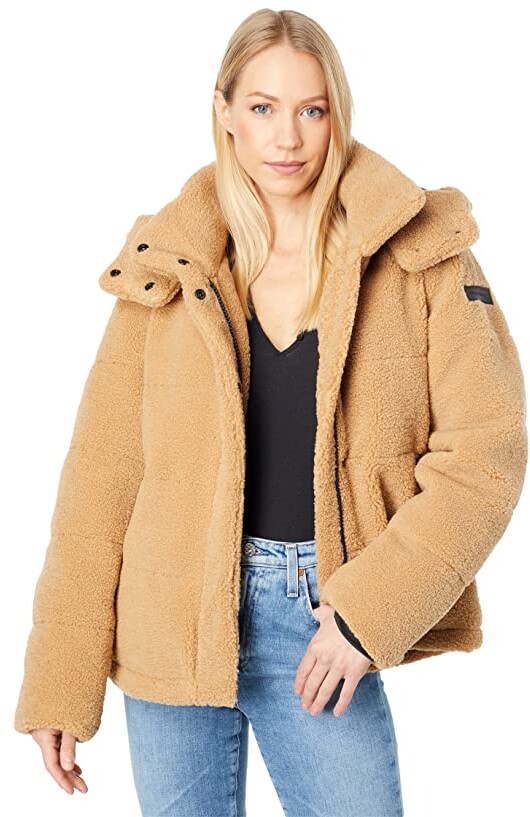 tan sherpa jacket
