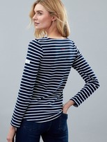 Thumbnail for your product : Joules Striped Harbour Top - Cream Navy