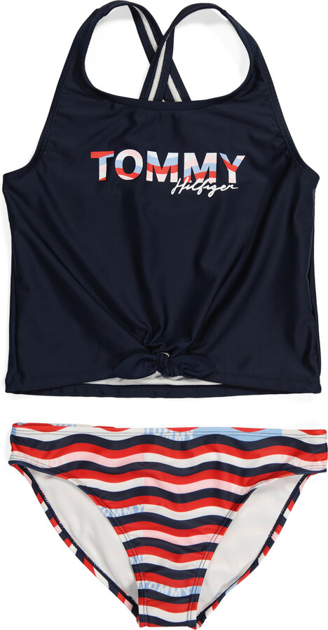 Tommy Hilfiger Little Girl Wave Print Two-piece Swimsuit - ShopStyle