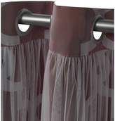 Thumbnail for your product : Alegra Geo Blackout Sheer Layered Curtain Panel Pair