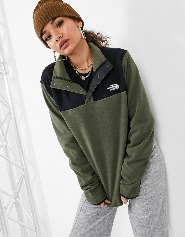 north face fleece khaki