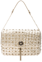 Thumbnail for your product : Versace Embossed Tassle Shoulder Bag