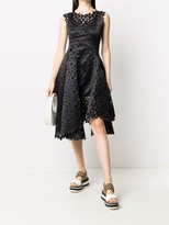 Thumbnail for your product : PASKAL clothes Butterfly laser-cut dress