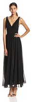 Thumbnail for your product : Ever Pretty Women's Elegant V-Neck Long Chiffon Crystal Maxi Evening Dress, Hot Pink, 14