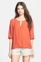 Thumbnail for your product : Vince Camuto Faux Wrap Front Blouse