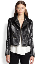 Thumbnail for your product : A.L.C. Coated Cotton Moto Jacket