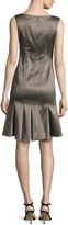Thumbnail for your product : Zac Posen ZAC Sleeveless Jacquard Flounce Dress