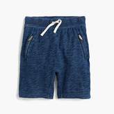 Thumbnail for your product : J.Crew Girls' pull-on sweatshort with zips