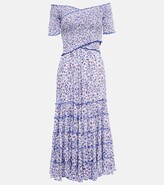 Thumbnail for your product : Poupette St Barth Soledad floral midi dress