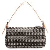 Thumbnail for your product : WGACA What Goes Around Comes Around Fendi Black Zucca Print Bag