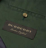 Thumbnail for your product : Burberry Oversized Cotton-gabardine Coat - Gray green