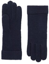 Thumbnail for your product : Portolano Honeycomb Knit Cashmere Gloves