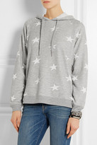 Thumbnail for your product : Zoe Karssen Star-print jersey hooded top