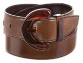Thumbnail for your product : Prada Leather Buckle Belt