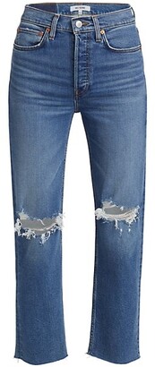 RE/DONE Stove Pipe High-Rise Jeans