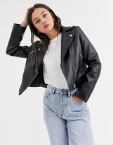 Asos Leather Jacket | Shop the world’s largest collection of fashion ...