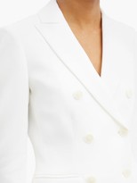 Thumbnail for your product : Altuzarra Indiana Double-breasted Crepe Suit Jacket - White