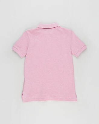 Polo Ralph Lauren Boy's Pink Polo Shirts - Short Sleeve KC Knit Top - Kids - Size 7 YRS at The Iconic