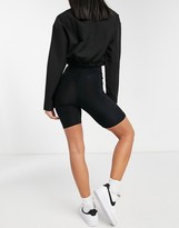 Thumbnail for your product : Collusion slinky legging shorts with split hem