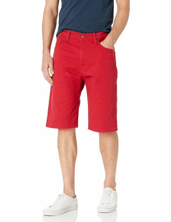 Mens red shorts sale Clearance
