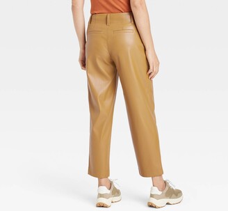 Women's High-Rise Tailored Trousers - A New Day™ Brown 12