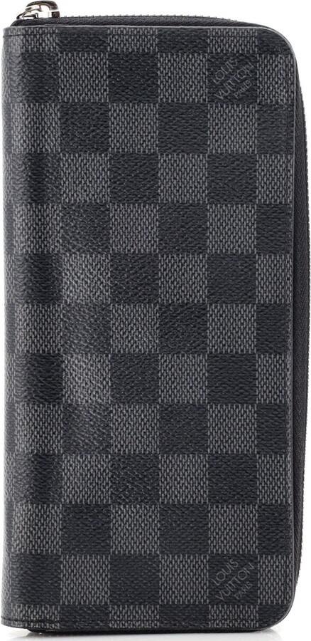 Louis Vuitton Zippy Wallet Vertical Graphite Damier Graphite